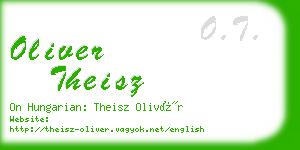 oliver theisz business card